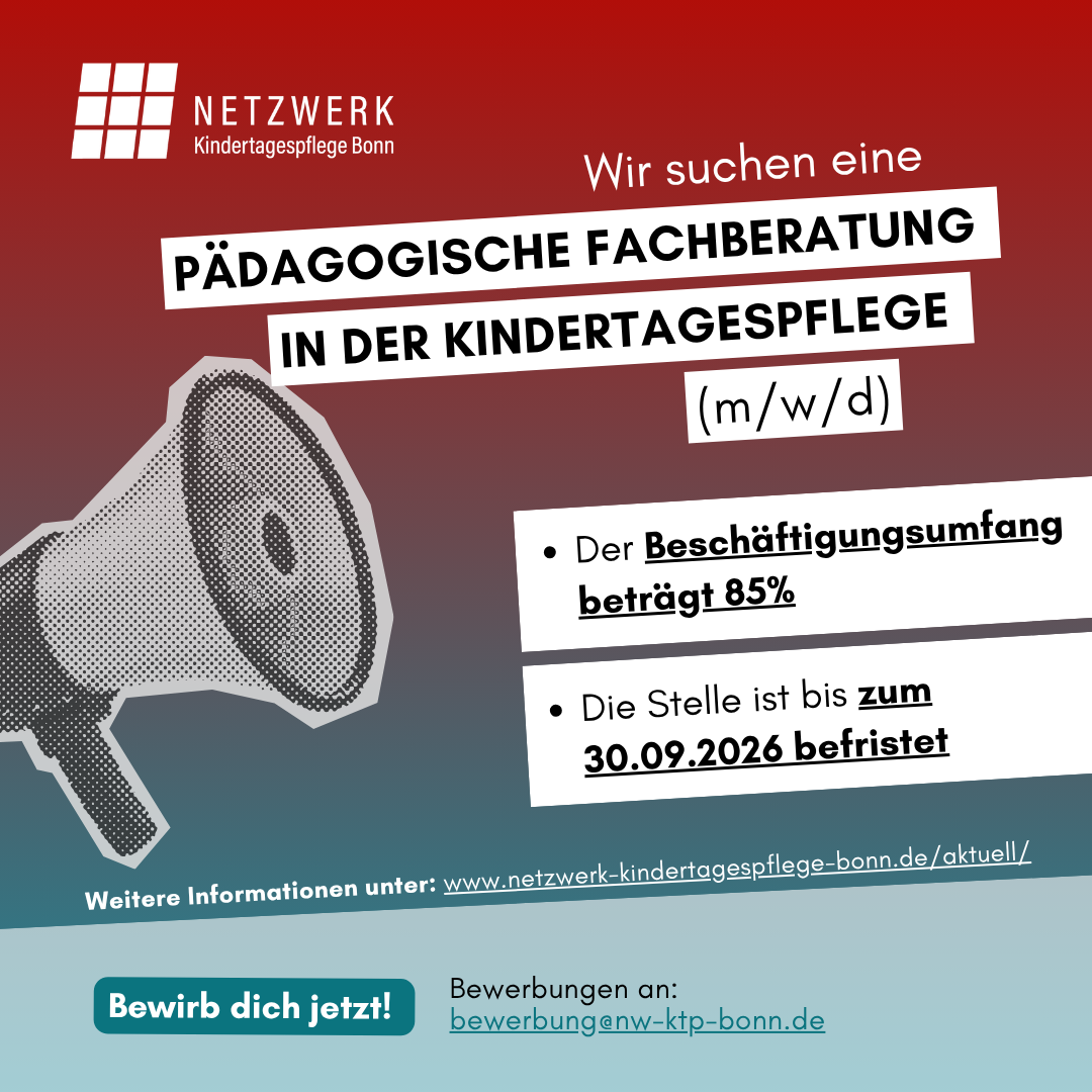 Stellenanzeige NW FB (c) netzwerk kindertagespflege bonn